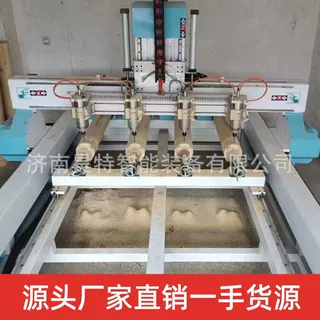 数控多头圆雕机 立体旋转雕刻圆柱雕塑雕刻机 工艺品雕刻机