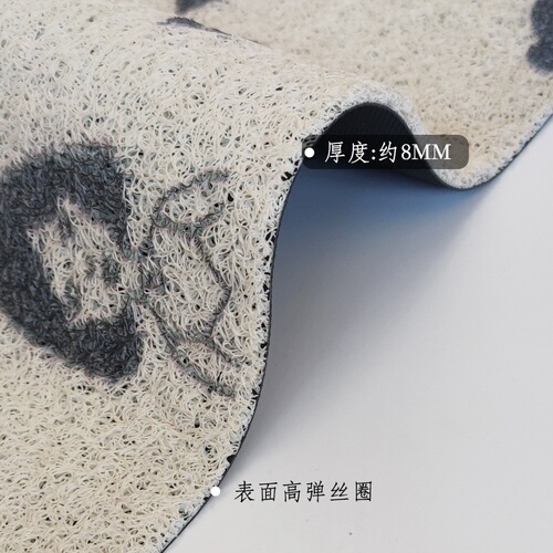 Entrance door, dirt and sand floor mat, entrance door carpet, water-absorbent anti-slip foot mat, door mat, cuttable mat