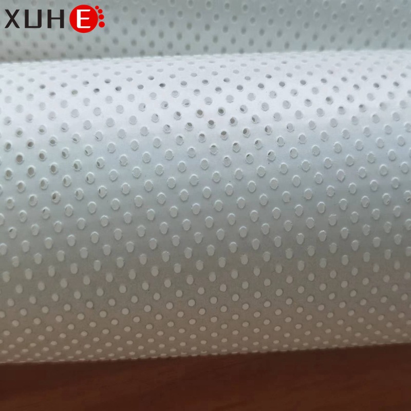 TPU热熔胶膜芭比裤运动内衣高弹打孔胶膜服装复合透气高温热压