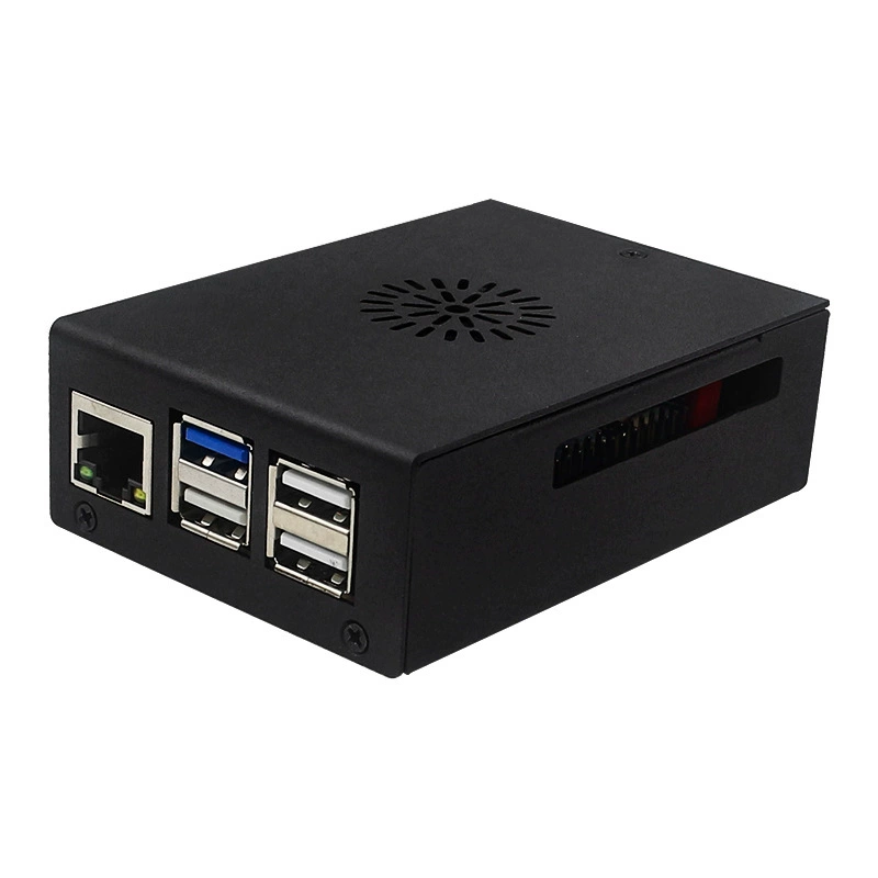 Металлический корпус для Orange Pi 5 MAX, охлаждающий вентилятор для Orange Pi 5 MAX, защитный корпус материнской платы