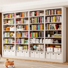钢制图书馆书一体靠墙落地置物客厅多层家用儿童书籍馆铁书