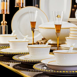 碗碟盘套装;碗;陶瓷餐具套装