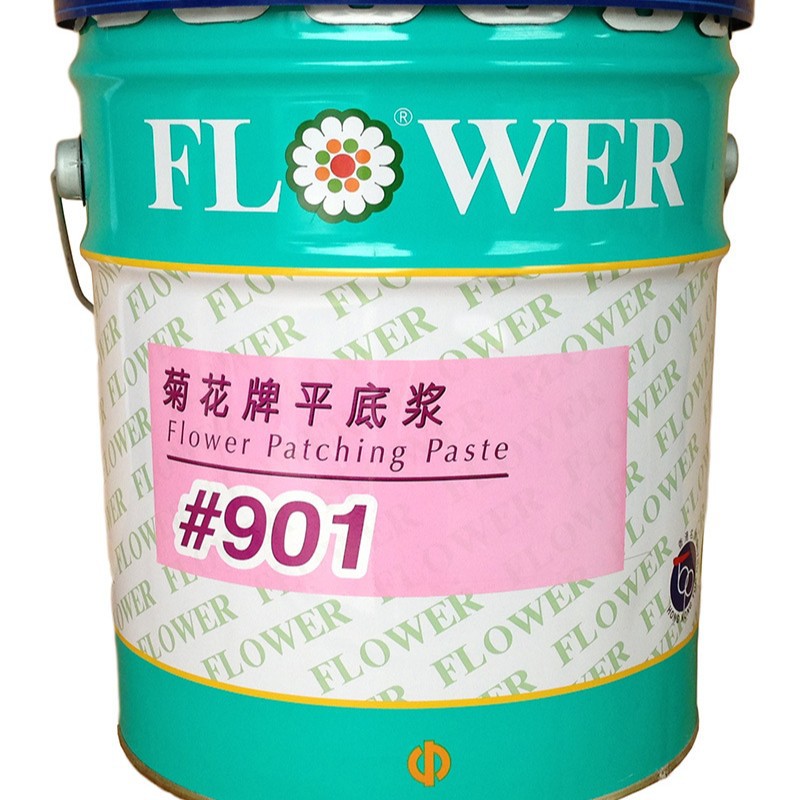 厂价直销批发环保油漆腻子粉防水涂料涂龙菊花牌#901平底浆