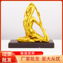 亚马逊瑜珈健美奖杯减肥塑形瘦身奖杯小蛮腰长直腿奖杯送女友摆件