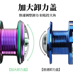 Feilu colorful metal spinning wheel, sea rod long-distance fishing wheel, anchor fish wheel, fishing line wheel, fish wheel fishing gear wholesale