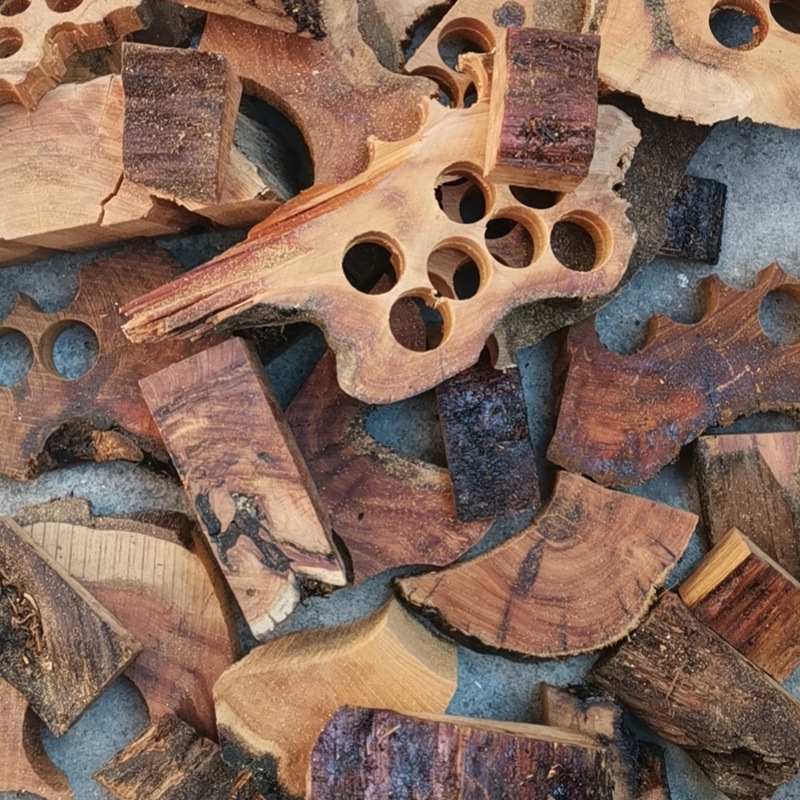 太行崖柏原木木块陈化红油黑油香料熏块精选精华高油碎料边角料