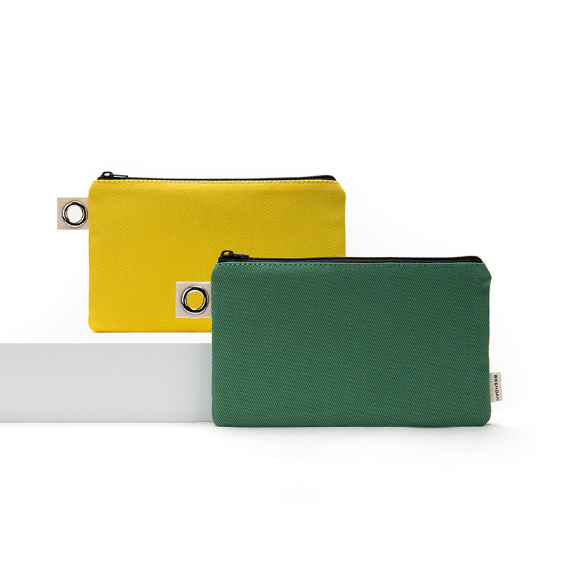 Brendan Cross-Border New Ykk Korean Version Ultra-Soft Coin Purse Student Wallet Simple Storage Canvas Bag Pencil Case Brendan Cross-Border New Ykk Korean Version Ultra-Soft Coin Purse Student Wallet Simple Storage Canvas Bag Pencil Case