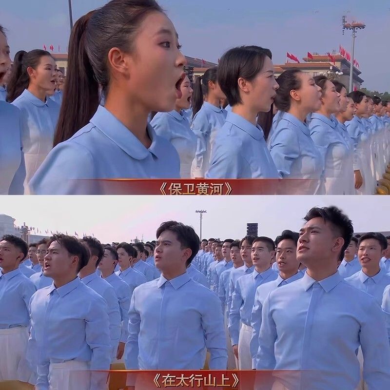 Chorus Performance Clothing for Primary School Students, Junior High School Students, Sports Meeting Class Uniforms, Long Skirts, Poetry Recitation Competition Clothing for Women