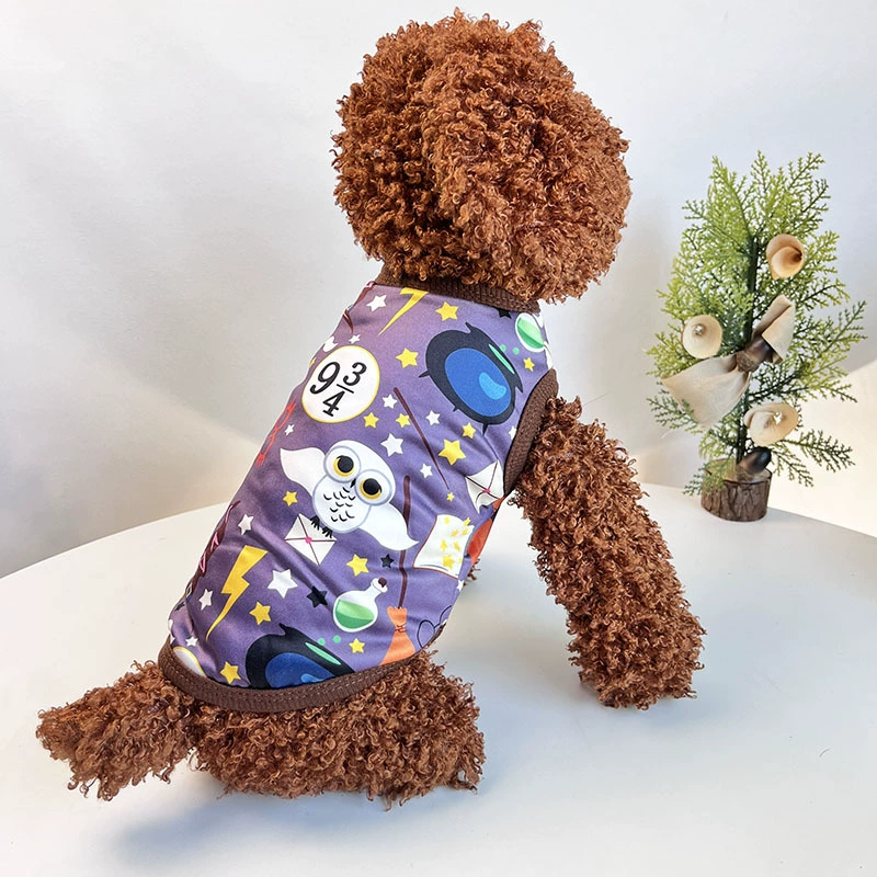 Костюм для домашних животных Хэллоуин Собака Кошка Одежда для осенних и зимних домашних животных Маленькие щенки Тедби Медведь Жилет Фабрика