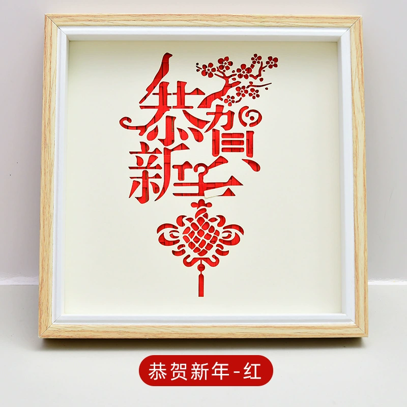 handmade intangible cultural heritage bamboo painting DIY material package salon team building activity kindergarten ornaments series