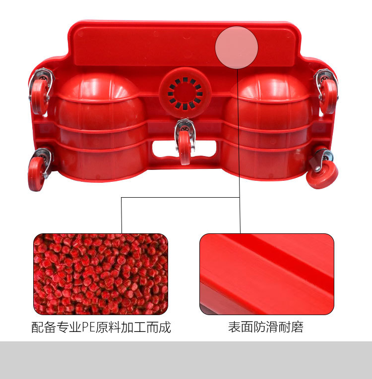Car repair kneeling board floor tile pad knee pad universal wheel site tool universal wheel kneeling pad kneeling board
