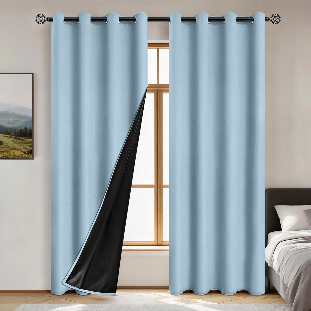 01 sky blue [pongee laminated] / W:100cm*l:130cm perforated single piece, about 177g