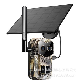 Cross-border new 4G infrared camera animal observation camera dual-shot remote outdoor 4G solar camera