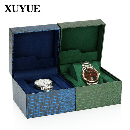 Factory direct sales watch packaging gift box flip top high-end watch storage display box high-end watch packaging box