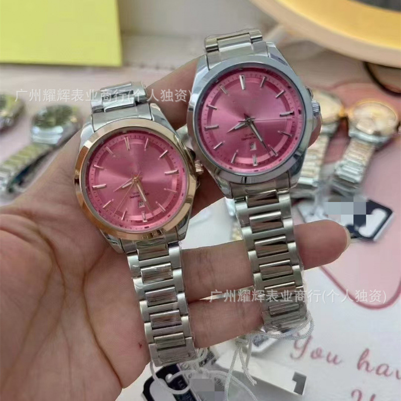 Langjia Yuedong Series Men's and Women's Watches 2025 New Af Concas Watch Scale Luminous Quartz Couple Model Wholesale