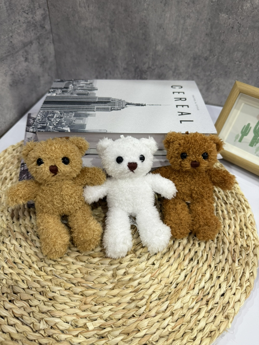 Diez colores osos de peluche juguetes coloridos osos de peluche boda arrojar 8 pulgadas muñecas agarrar muñecas regalos para niños al por mayor