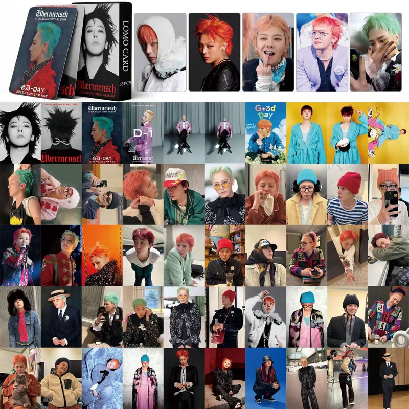 G-DRAGON グァン・ジロン個人アルバム応援カード スターパーソナルLOMOフォトカード工場 55枚在庫あり|undefined