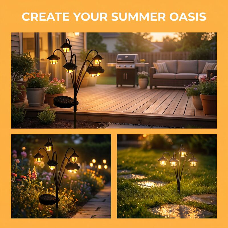 Outdoor Waterproof Retro Palace Lantern, Dual-Purpose Solar Landscape Light for Courtyard, Cross-Border Palace Lantern Garden Light Outdoor Waterproof Retro Palace Lantern, Dual-Purpose Solar Landscape Light for Courtyard, Cross-Border Palace Lantern Garden Light