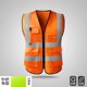 Reflective vest safety vest construction site reflective vest construction reflective vest yellow reflective clothing logo factory wholesale
