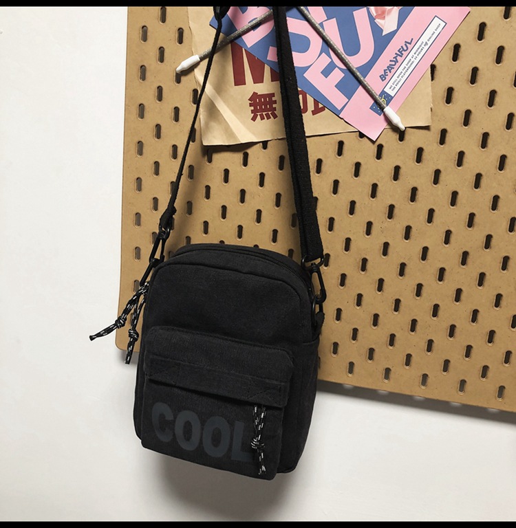 Bag Men's Messenger Bag Fashion Brand 2021 New Ins Japanese Style Workwear Small Backpack Female Student Personality Shoulder Bag display picture 15