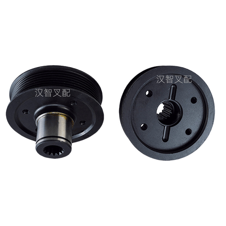 Carrileta elevadora bomba hidráulica bandeja de correa 16211 - 30610 - 71 para Toyota 7FD accesorios de carretilla elevadora brida de ranura múltiple