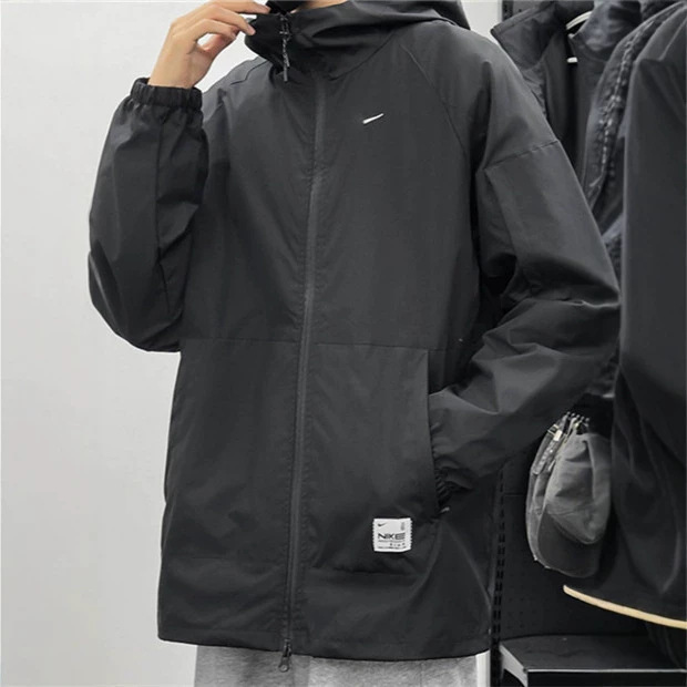 High-quality cross-border small hook jacket, unisex, spring and autumn casual sports hooded coat