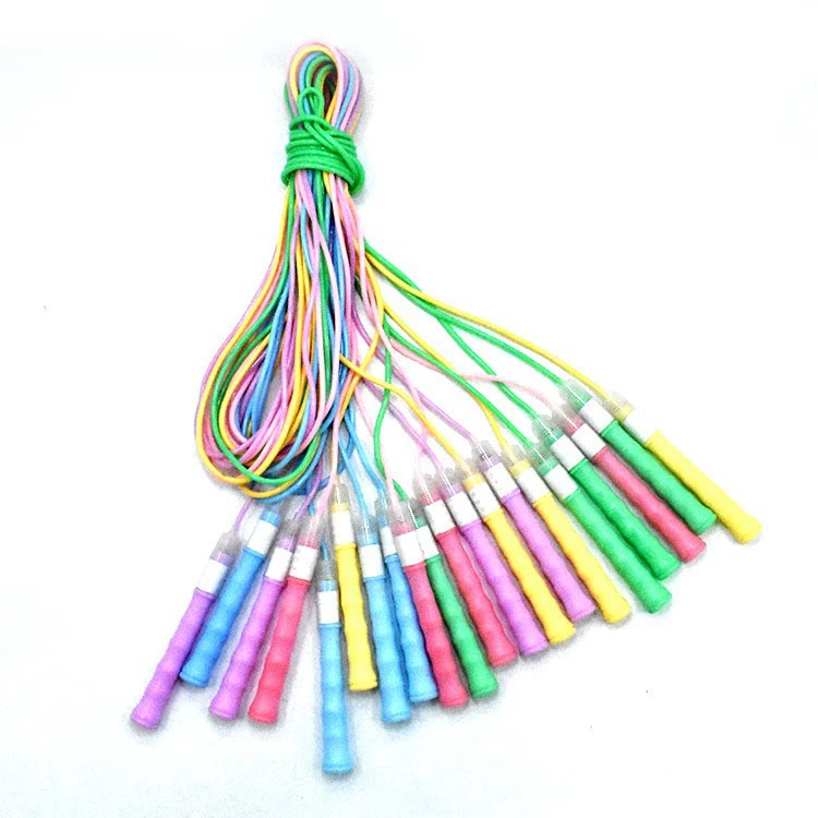 Liangjian 8052 связывающая Подпись Скакалка детский сад Начинающий ученик начальной школы Фитнес Спорт профессиональная веревка резиновая веревка