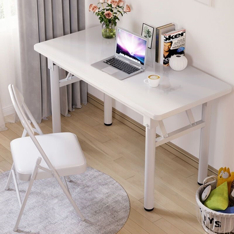 Folding Table for Rental Housing, Computer Desk, Study Table, Simple Desk for Small Apartments, Rental House, Dormitory, Home Use Table, Dining Table Folding Table for Rental Housing, Computer Desk, Study Table, Simple Desk for Small Apartments, Rental House, Dormitory, Home Use Table, Dining Table