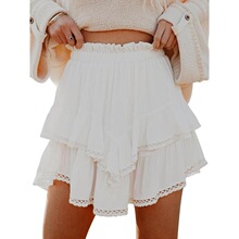 A 45569 Bohemian Ruffle Layered Skirt �����ׁ��ް���ȹ