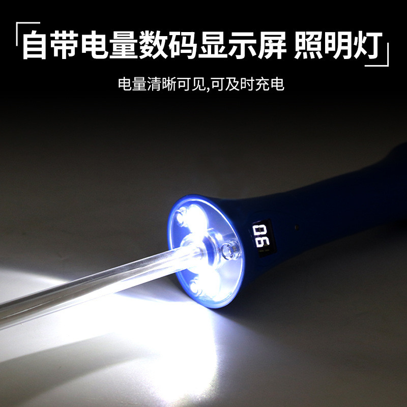 Nuevo dispositivo de expulsión de cerdos, dispositivo de expulsión de cerdos eléctricos impermeables, iluminación impermeable, palo de expulsión de cerdos, dispositivo de expulsión de ganado para granja de cerdos