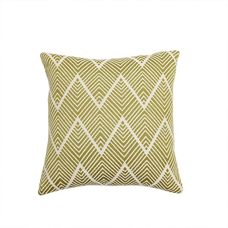 Federa decorativa per cuscino in jacquard di cotone e poliestere semplice e moderno di vendita calda transfrontaliera_voghion.com