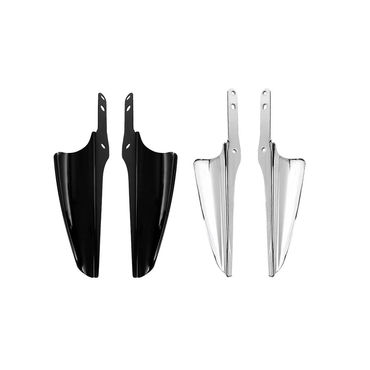 Harley motocicleta Road King deslizamiento modificado parabrisas delantero tenedor delantero deflector Amortiguador delantero a prueba de viento soporte Decoración