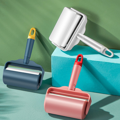 便攜式寵物除毛粘毛器 家用滾筒可撕式沾毛器寵物衣服衣物除毛刷