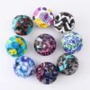 6cm wrist elastic ball [new camouflage 9 color mixed hair] send wristband