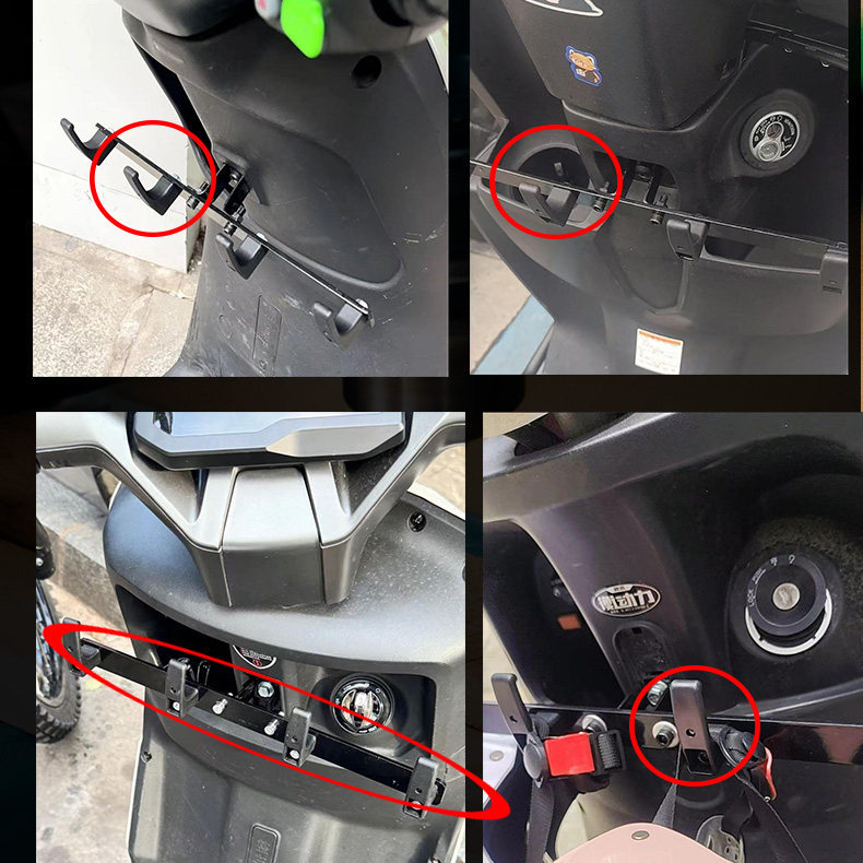 Thickened Electric Scooter Front-Mounted Delivery Rack Original Replacement Hook Universal Delivery Food Rack Thickened Practical Replacement Hook