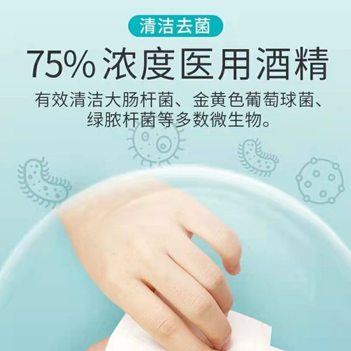 Hai's Haino Innova 75% Alcohol Wipes 50 Pack Disinfection and Sterilization Non-Independent