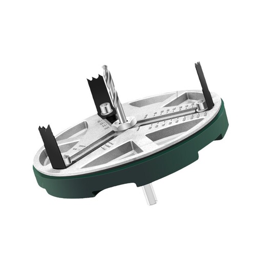 Woodworking hole opener, universal round hole, adjustable drilling machine, hole opening tool, splicing wooden board, aluminum plate hole opening tool