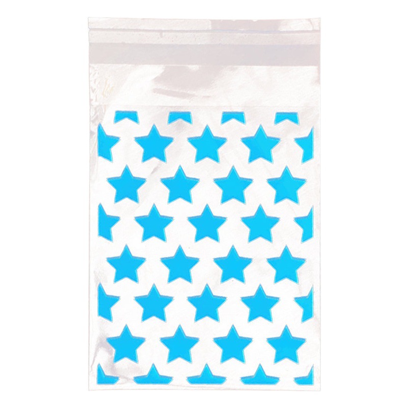 Bolsa autoadhesiva estrella embalaje de la tarjeta bolsa de embalaje esencial bolsa de embalaje de la manga de la tarjeta bolsa de embalaje de regalo material de la tarjeta pequeña barata