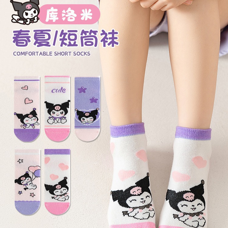 Spring cute cartoon socks girl's