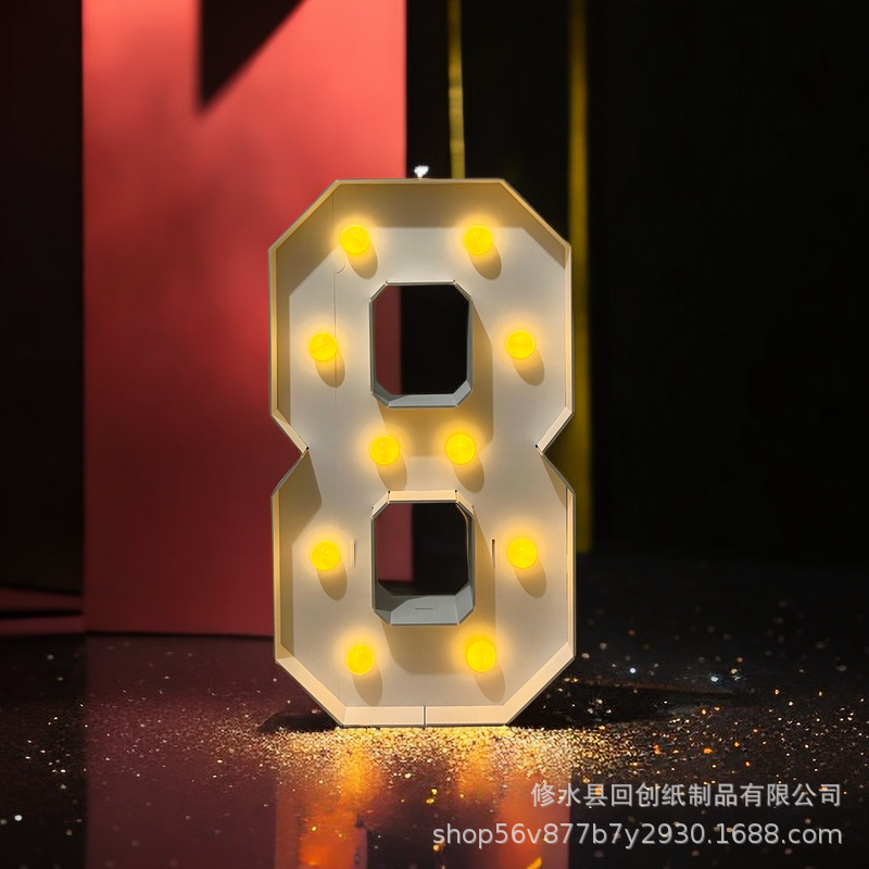 Tridimensional digital tablero KT mosaico globo marco niños bebé fiesta de cumpleaños escena accesorios de decoración