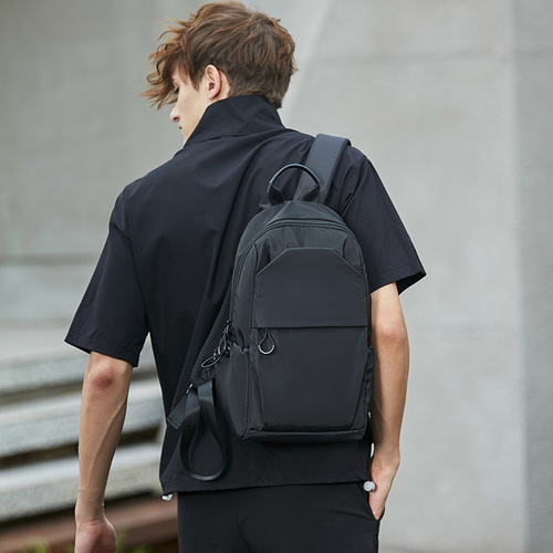 National trend mini small backpack men's trendy brand lightweight student schoolbag outdoor sports travel small backpack men's bag women