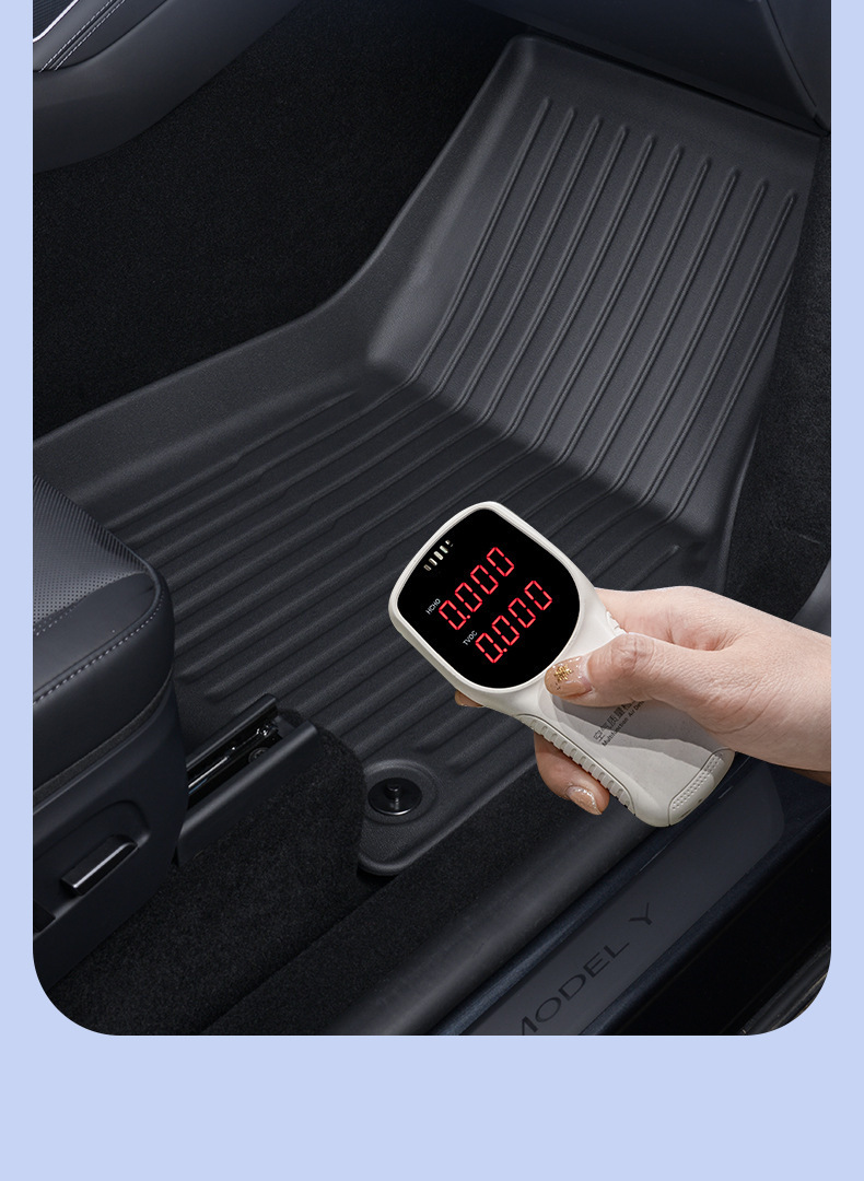 Suitable for Tesla's New Version Model Y3Yl Front and Rear Trunk Mats, Tpe Trunk Mats, Integrated Mats, Seat Back Cushions