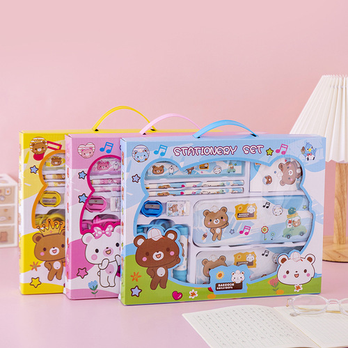 Creative Children's Stationery Set for Primary School Students Back to School Season Stationery Pack Gifts Kindergarten Prizes