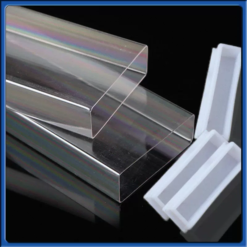批发PVC型材挤塑型材PVC塑料异型材 透明方管电子管套管量大从优