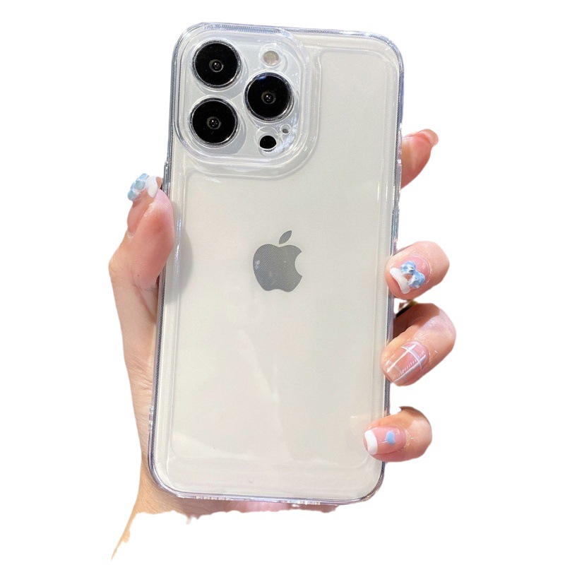 Space Shell Suitable for 16E Apple 16 Mobile Phone Case 13Promax Anti-Fall Soft Shell Protective Cover Transparent 14Pro Case