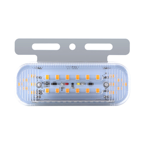 Truck side light 14LED transparent mask side truck lighting 12V car truck side light colorful signal