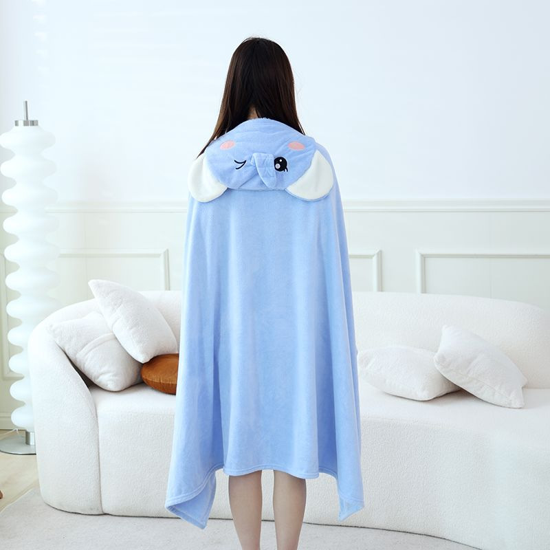 Toalla de baño para niños de dibujos animados capa para adultos con capucha para hombres y mujeres, los niños grandes pueden usar una bata de baño de secado rápido que absorbe agua, baño con capucha