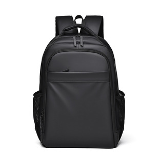 Cross-Border New Men's Large-Capacity Computer Backpack Casual Water-Repellent Spine Protection Travel Outdoor Business Commuter Bag