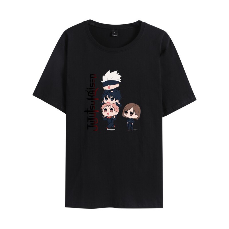 New Hot Selling Japanese Spell Battle JUMP COMICS Fashion Short Sleeve T-Shirt for Men and Women Summer Spot
