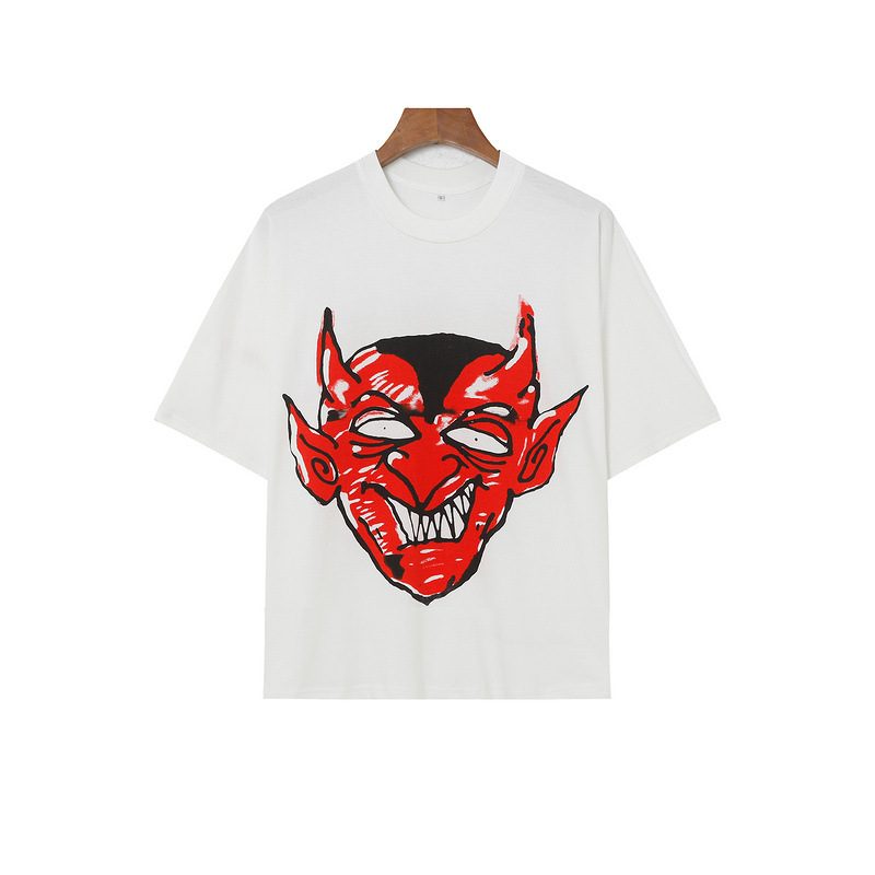 Summer 100% cotton fashionable high street loose casual short sleeved unisex couple T-shirt_viptrois.com